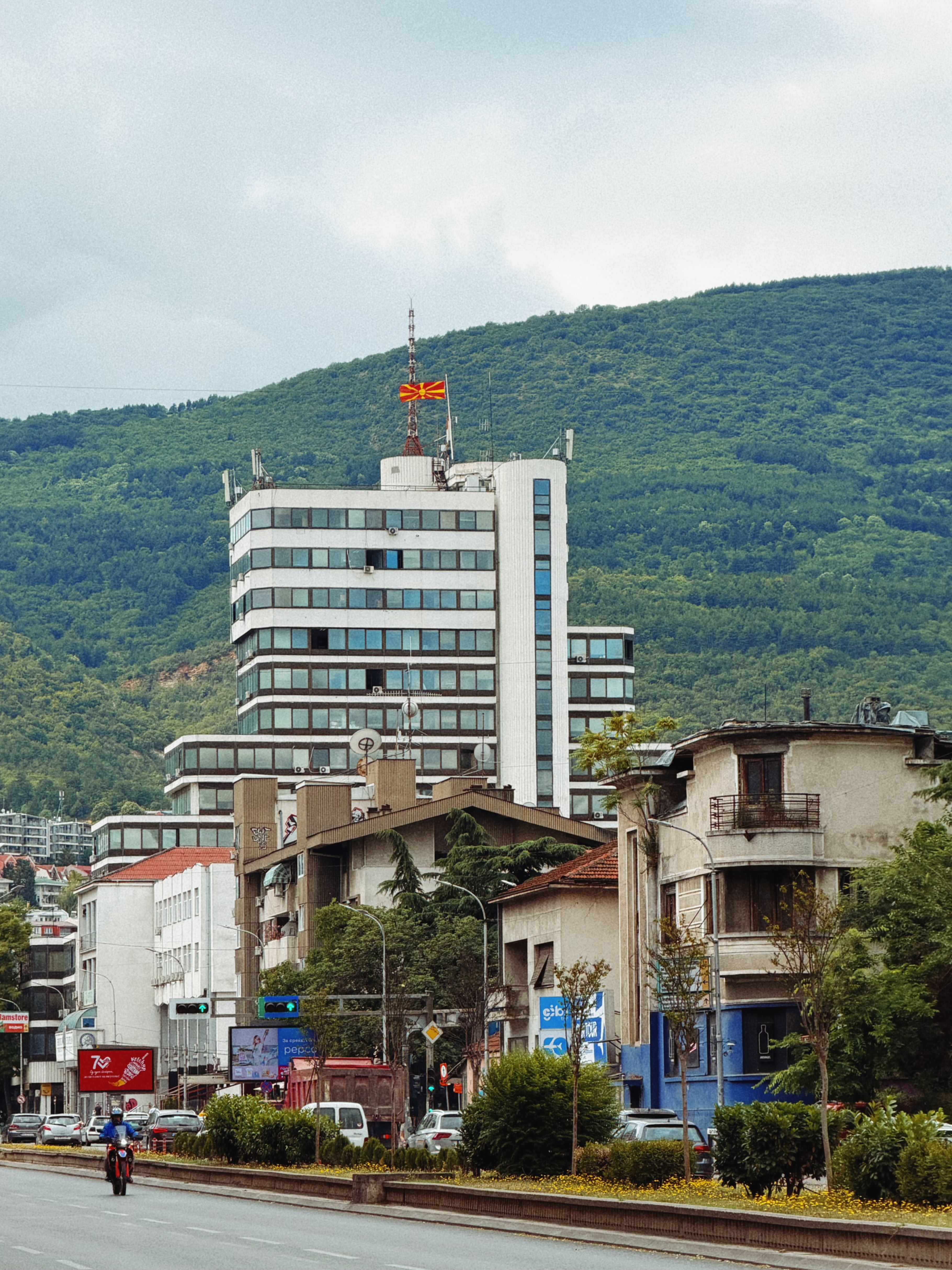 A random corner of Skopje.